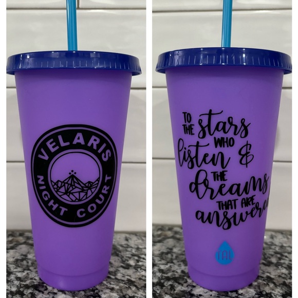 Hand Crafted Other - New! Velaris night court color changing cold cup